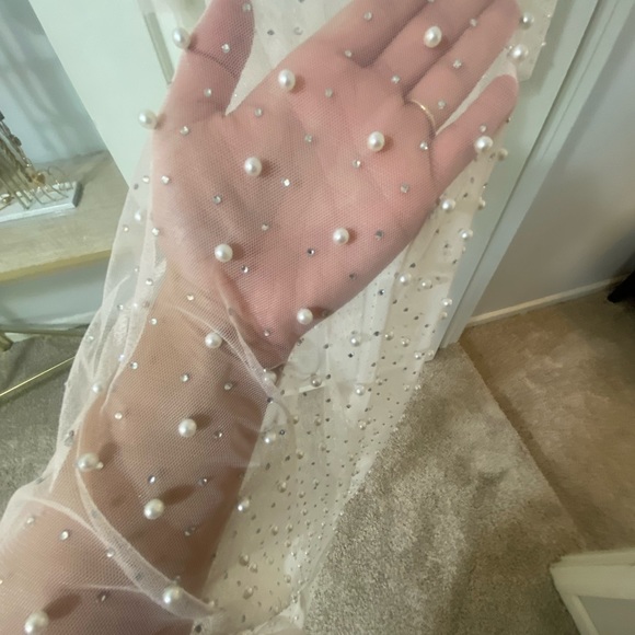 Sheer Pearl maxi dress - Picture 3 of 4